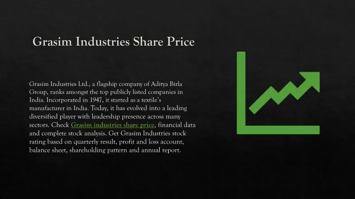 grasim industries share price