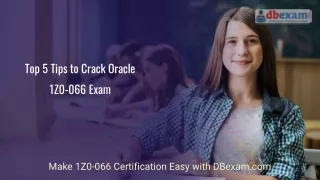 [UPDATED] Top 5 Tips to Crack Oracle 1Z0-066 Exam
