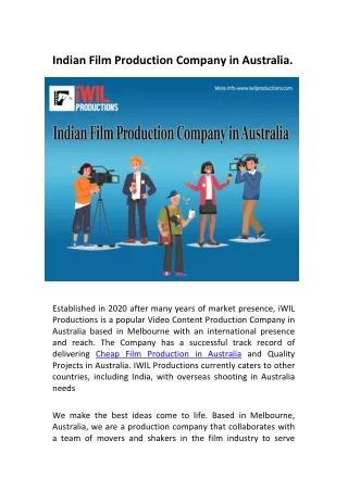 Indian Film Production Company