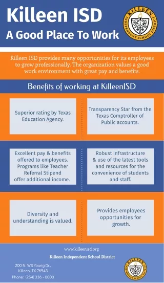 Killeen ISD A Good Place To Work