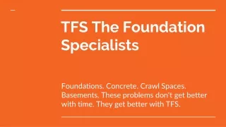 tfs the foundation specialists
