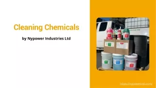 cleaning chemicals