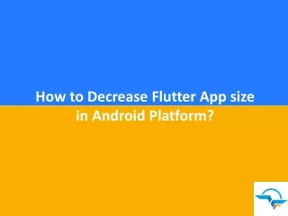 how to decrease flutter app size in android