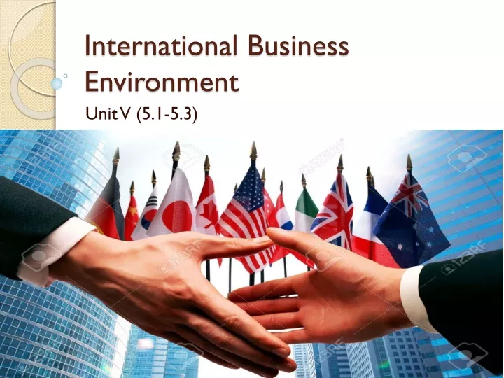 international business environment