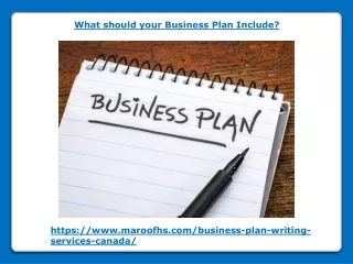 what should your business plan include