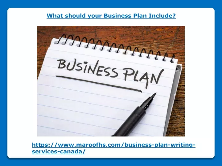 what should your business plan include