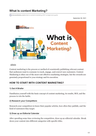 what is content marketing