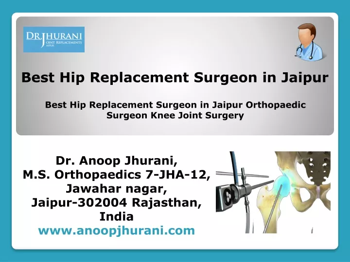 best hip replacement surgeon in jaipur