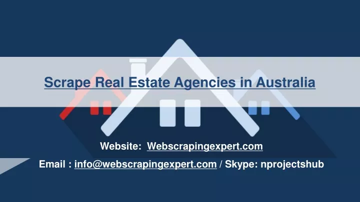 scrape real estate agencies in australia