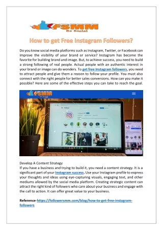 How to get Free Instagram Followers (1)