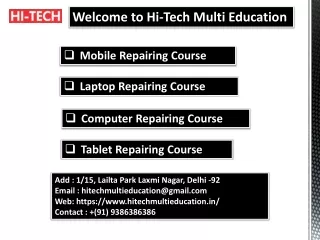 Tablet repairing course in Delhi