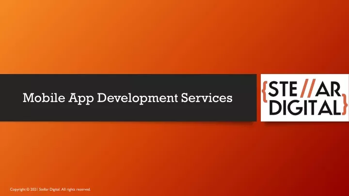 mobile app development services