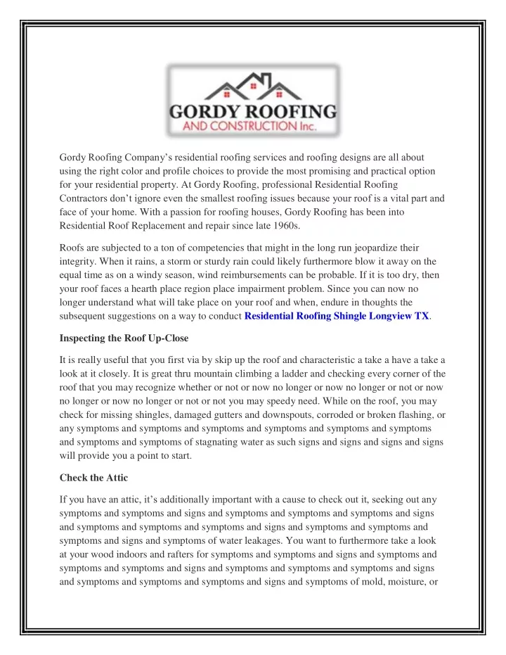 gordy roofing company s residential roofing