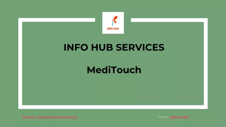 info hub services meditouch