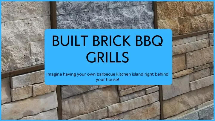 built brick bbq grills
