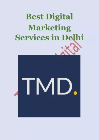 Best Digital Marketing Services in Delhi