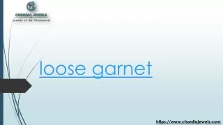 loose garnet