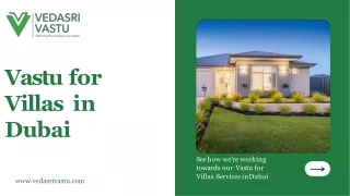 Vastu for Villas in Dubai