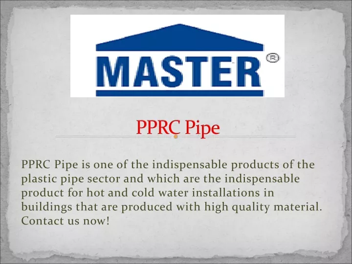 pprc pipe