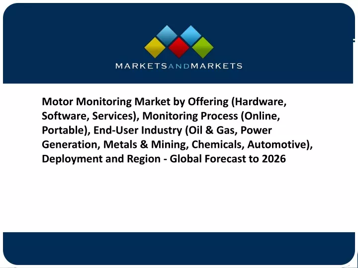 motor monitoring market by offering hardware