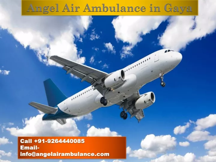 angel air ambulance in gaya