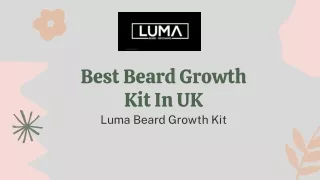 Beard Growth Kit with roller and comb