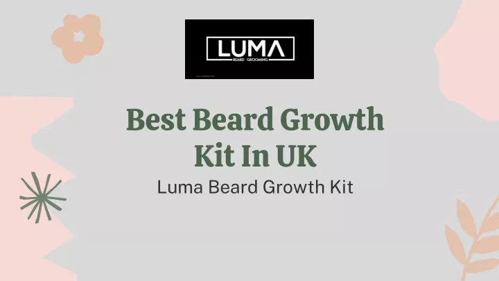 best beard growth kit in uk luma beard growth kit