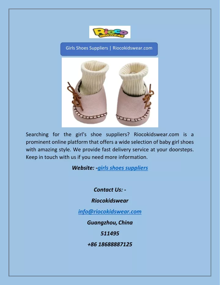 girls shoes suppliers riocokidswear com