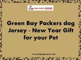 Green Bay Packers dog Jersey - New Year Gift for your Pet