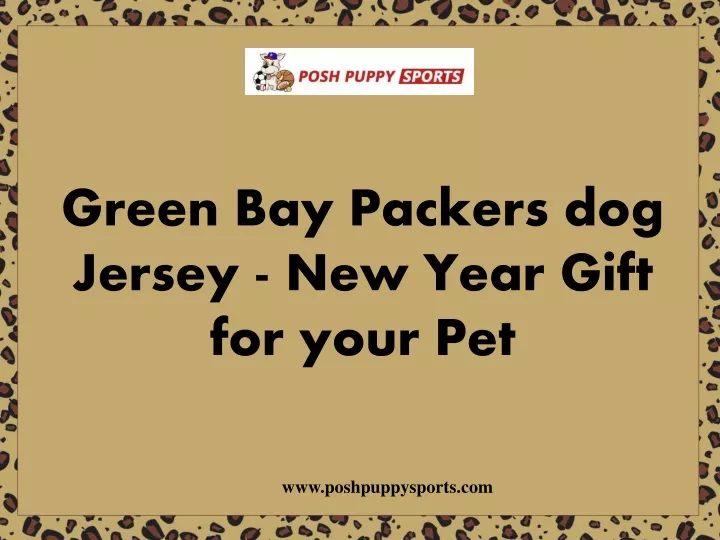 green bay packers dog jersey new year gift