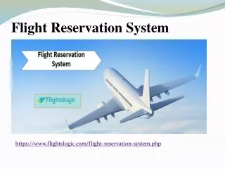 flight reservation system