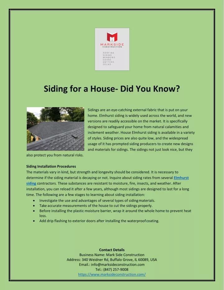 siding for a house did you know sidings