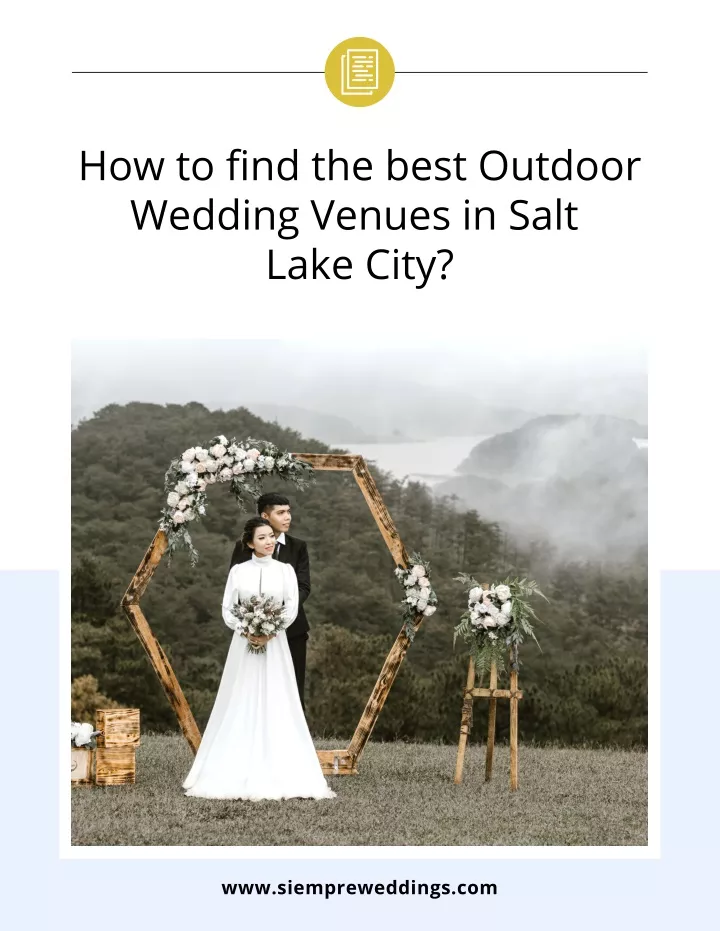 how to find the best outdoor wedding venues