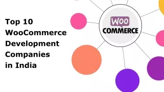 top 10 woocommerce development companies in india
