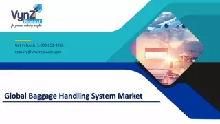 Baggage Handling System Market – Analysis and Forecast (2021-2027)