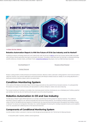 robotics automation report is hmi the future