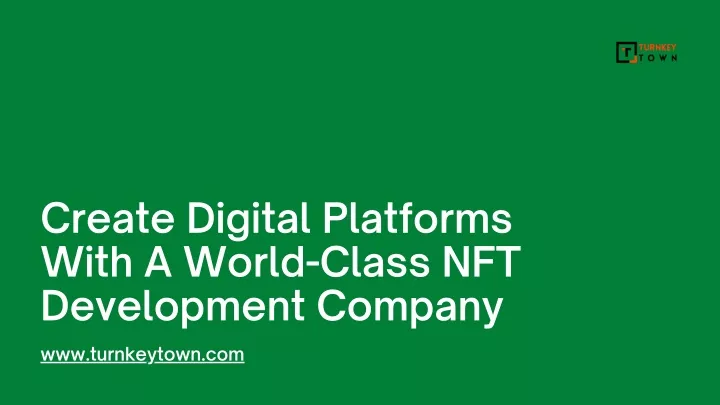 create digital platforms with a world class