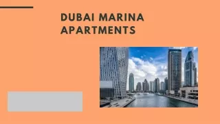 Dubai marina appartements