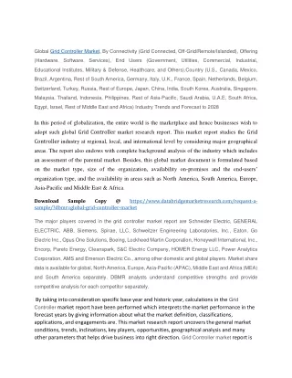 global grid controller market by connectivity