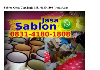sablon gelas cup jogja 0831 4180 1808 whatsapp