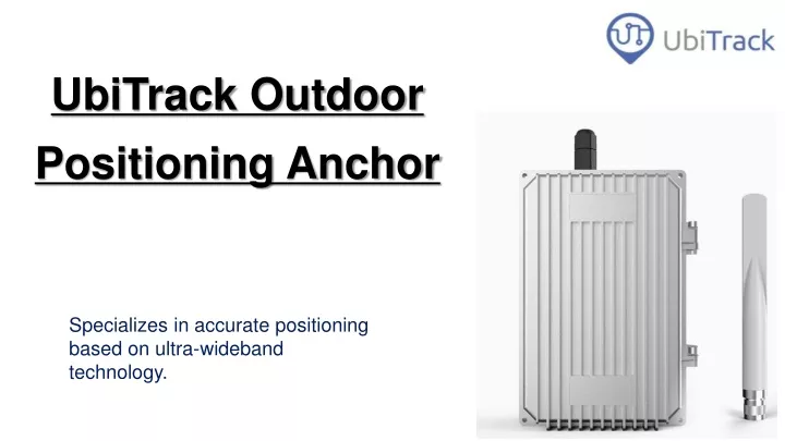 ubitrack outdoor p ositioning anchor