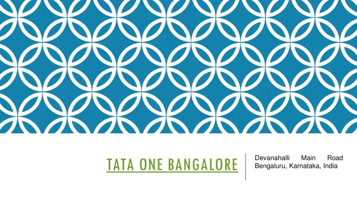 tata one bangalore