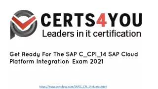 Certs4you C_CPI_14 Mock Questions Answers