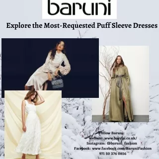 explore the most requested puff sleeve dresses