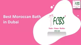 Best Moroccan Bath in Dubai - FCBS