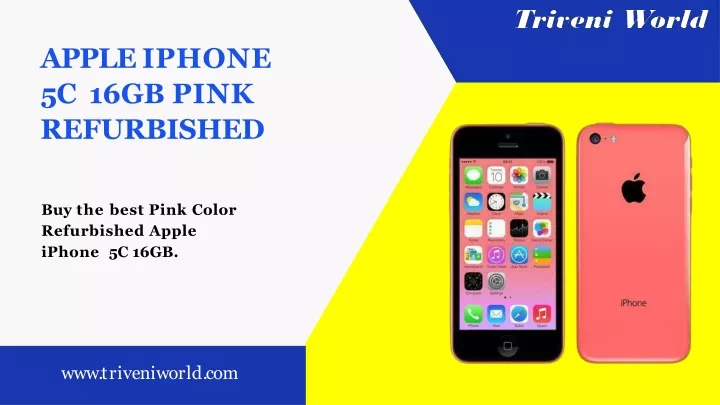 apple iphone 5c 16gb pink refurbished