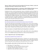 Global Online Exam Proctoring market - slide 1
