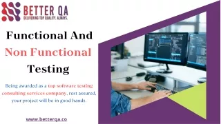 Functional And Non Functional Testing - Best Services By BetterQA