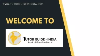 www tutorguideinindia com