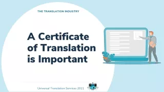 the translation industry